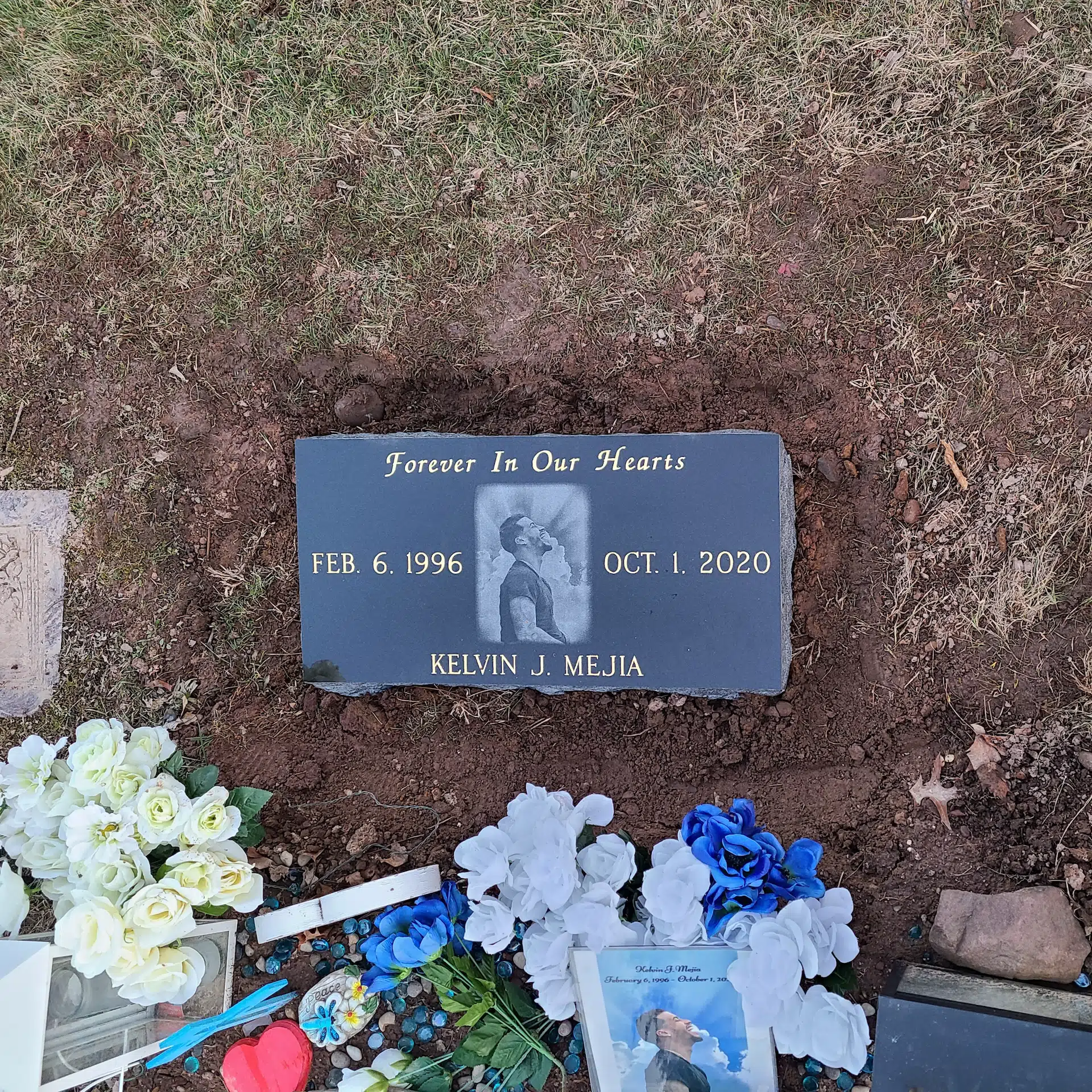 Granite Grave Marker hand-carved by Flat Marker Shop in NJ — image 4